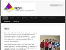 Tablet Screenshot of prismga.org